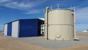 iws treatment building water storage tank